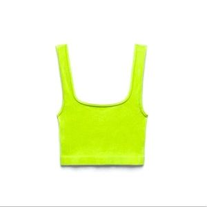 Zara seamless crop top